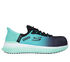 Skechers Slip-ins Work: Tilido - Ombray, BLACK / TEAL, swatch