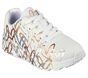 Skechers x JGoldcrown: Uno Lite - Metallic Love, WHITE / GOLD, large image number 0