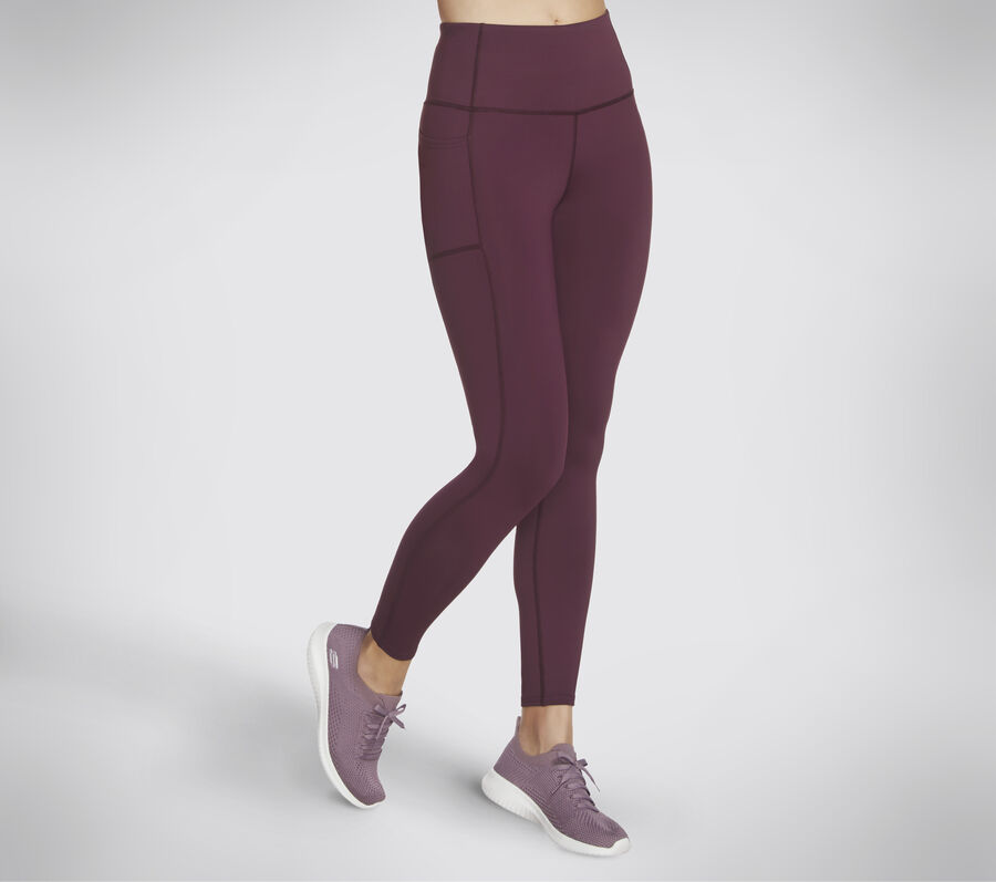 Skechers GO WALK HW Legging, PURPLE, largeimage number 0