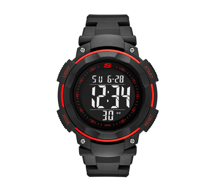 Ruhland Watch, BLACK / RED, largeimage number 0