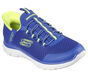 Skechers Slip-ins: Summits - High Range, BLUE / LIME, large image number 4