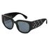 Geometric Sunglasses, BLACK, swatch