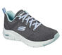 Skechers Arch Fit - Comfy Wave, CHARCOAL / TURQUOISE, large image number 5