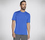 Skechers Apparel On the Road Tee, ROYAL, large image number 2