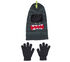 3D Knit Dino Ski Mask and Glove Set, GREEN, swatch