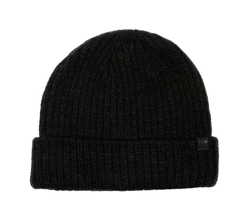 Fisherman Cuff Beanie, BLACK, largeimage number 0