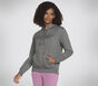 Skech-Sweats Shine Hoodie, CHARCOAL / SILVER, large image number 0