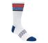 1 Pack Americana Stripe Crew Socks, WHITE, swatch