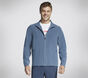 GO WALK Everywhere Full Zip Jacket, DENIM, large image number 0