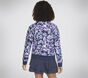 Misty Floral Reversible Jacket, BLUE / LAVENDER, large image number 1