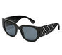 Geometric Sunglasses, BLACK, large image number 0