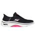 Skechers Slip-ins: GO WALK Arch Fit 2.0, BLACK / HOT PINK, swatch