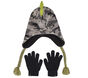 Dino Camo Jacquard Hat and Glove Set, GREEN, large image number 0