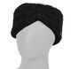 Metallic Yarn Winter Headwrap, BLACK, large image number 1