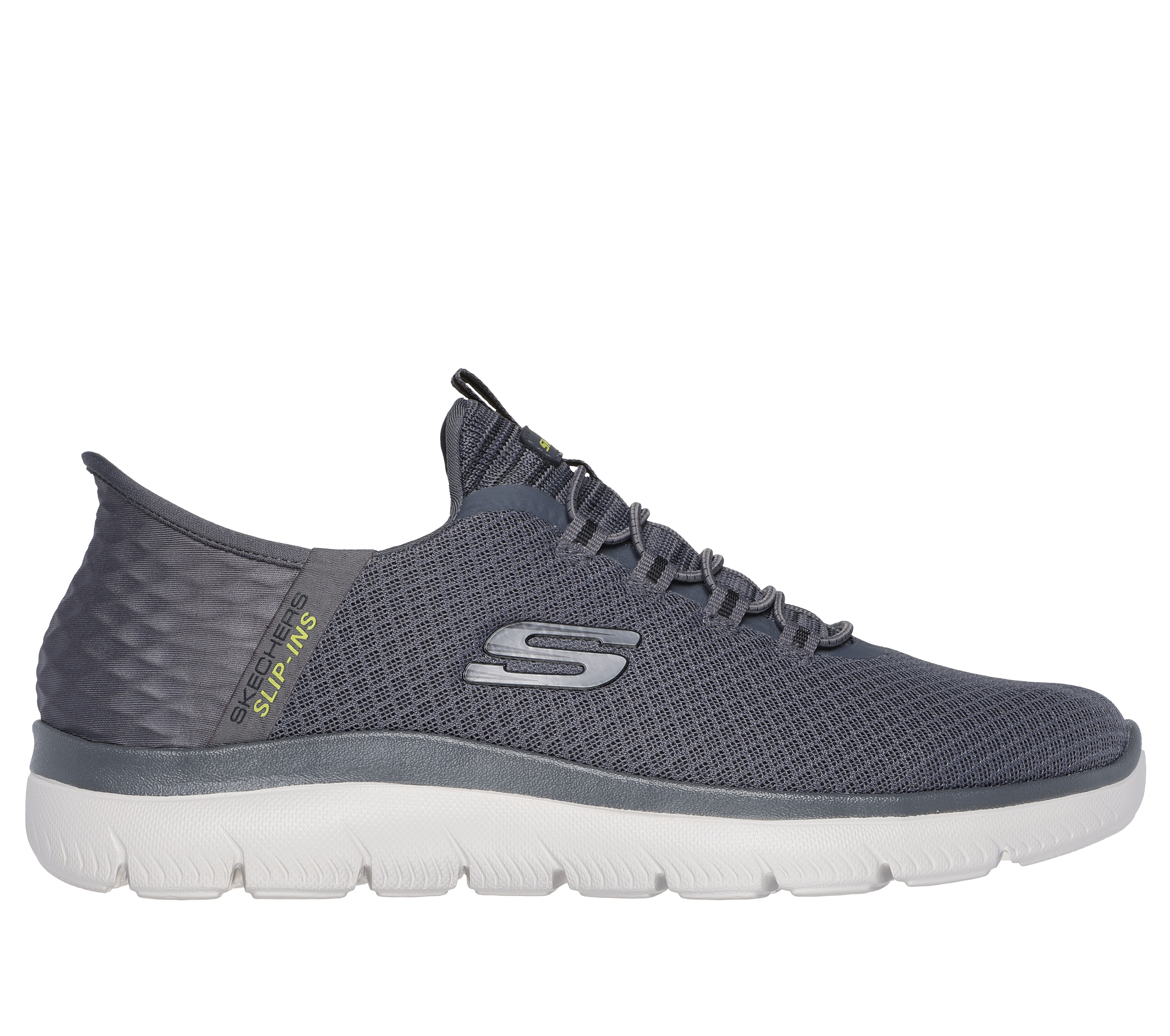 Mens skechers discount no tie sneakers