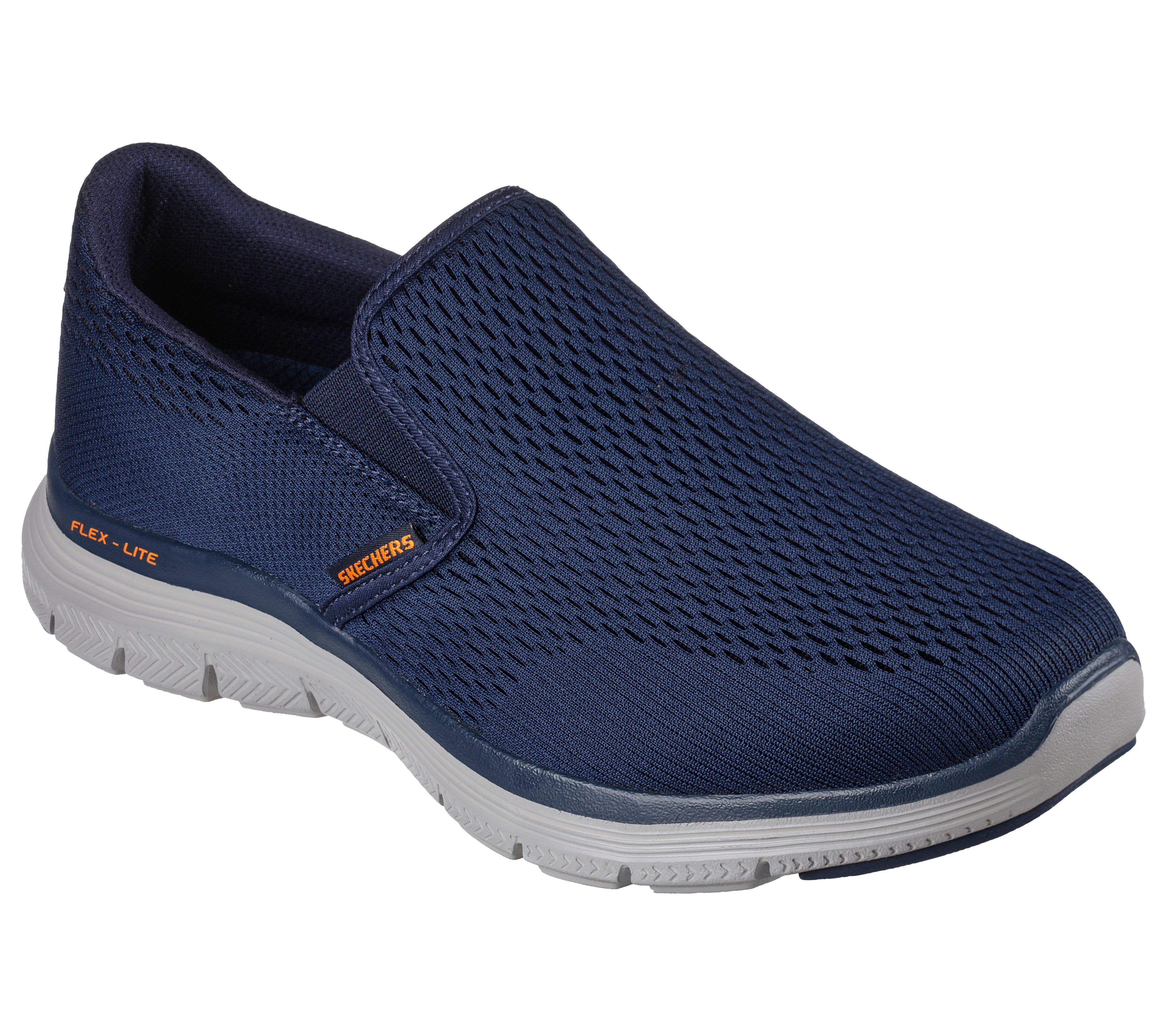 Mens navy clearance blue skechers