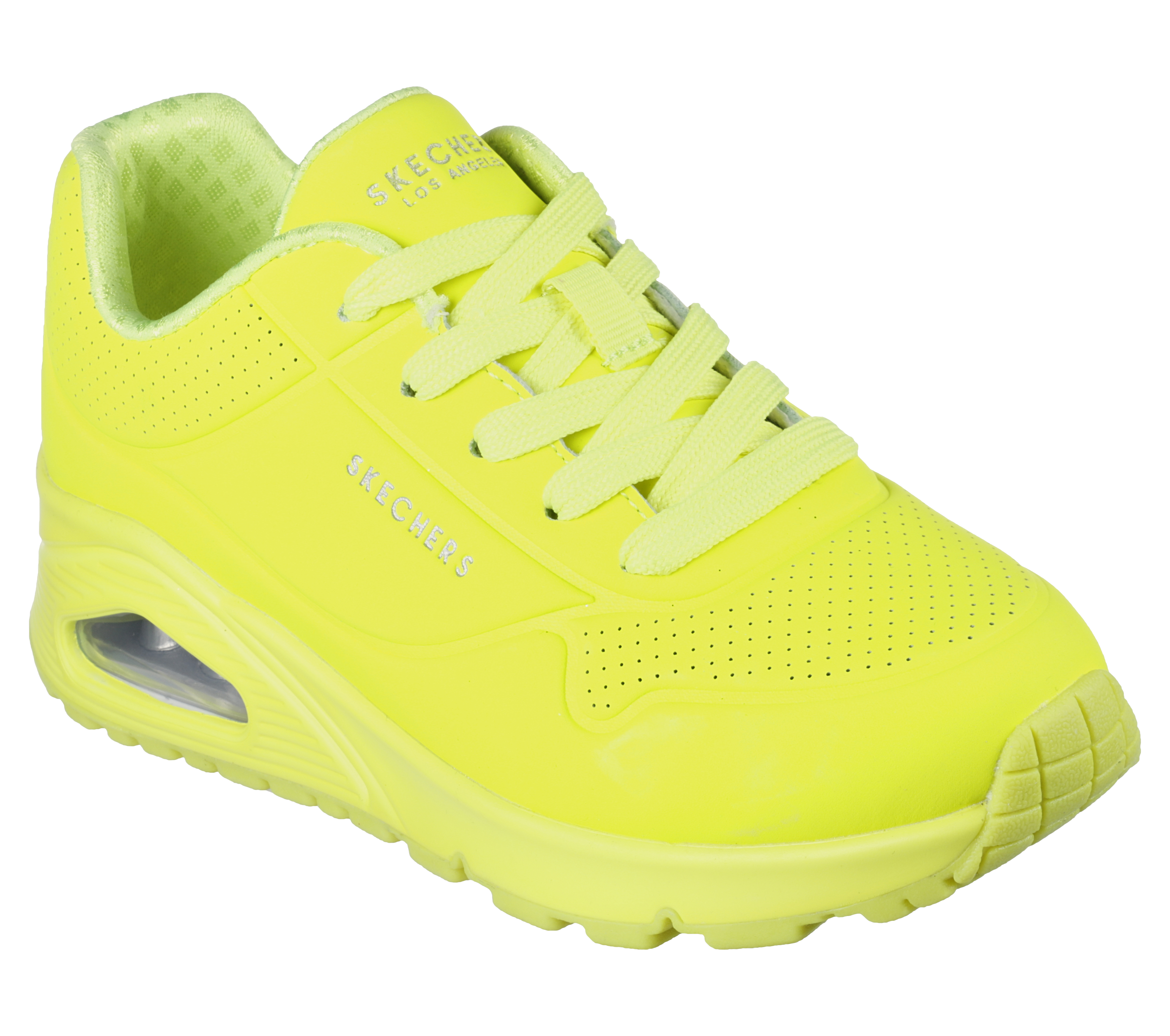 Neon hotsell green skechers