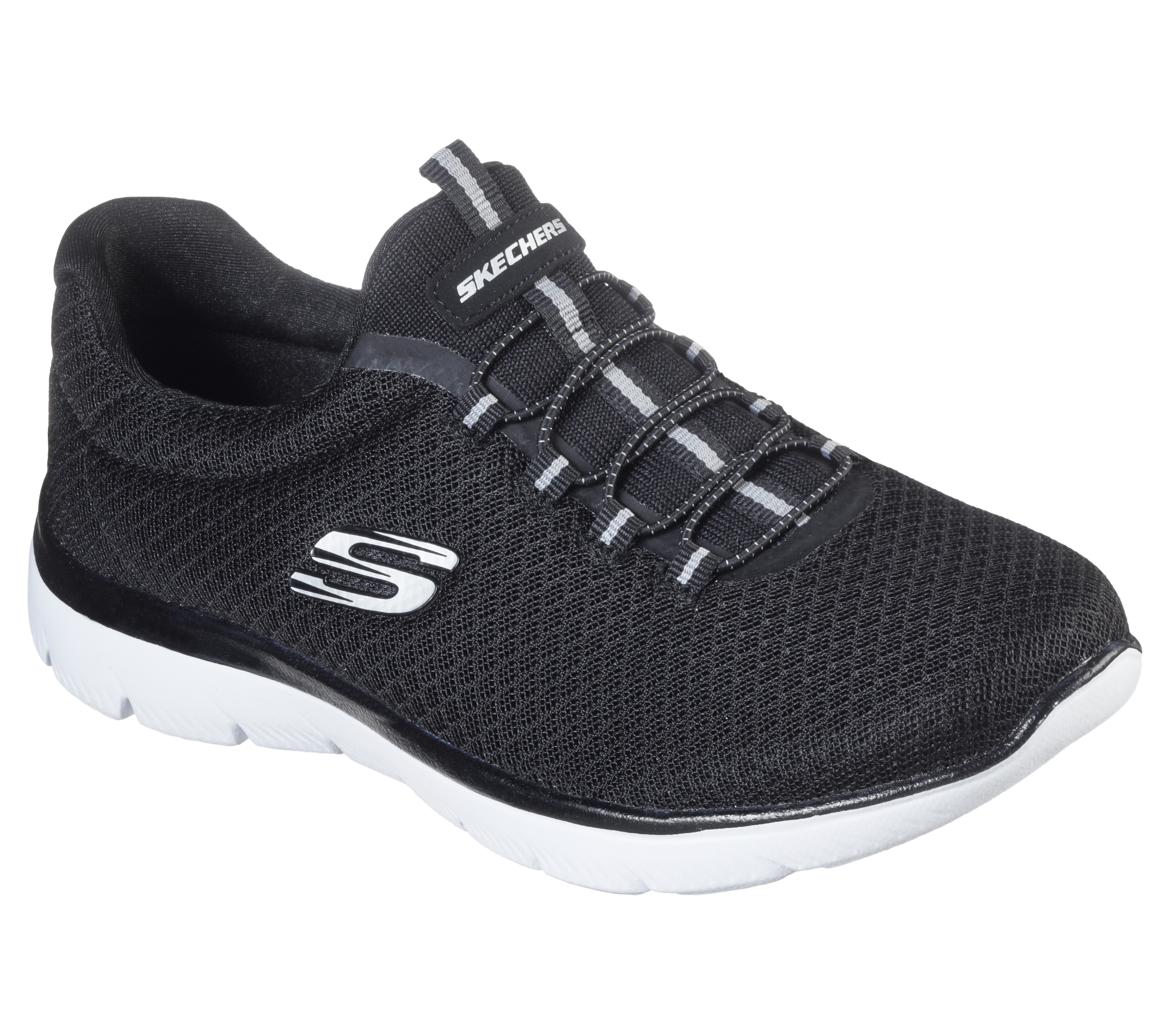 Skechers black and on sale white