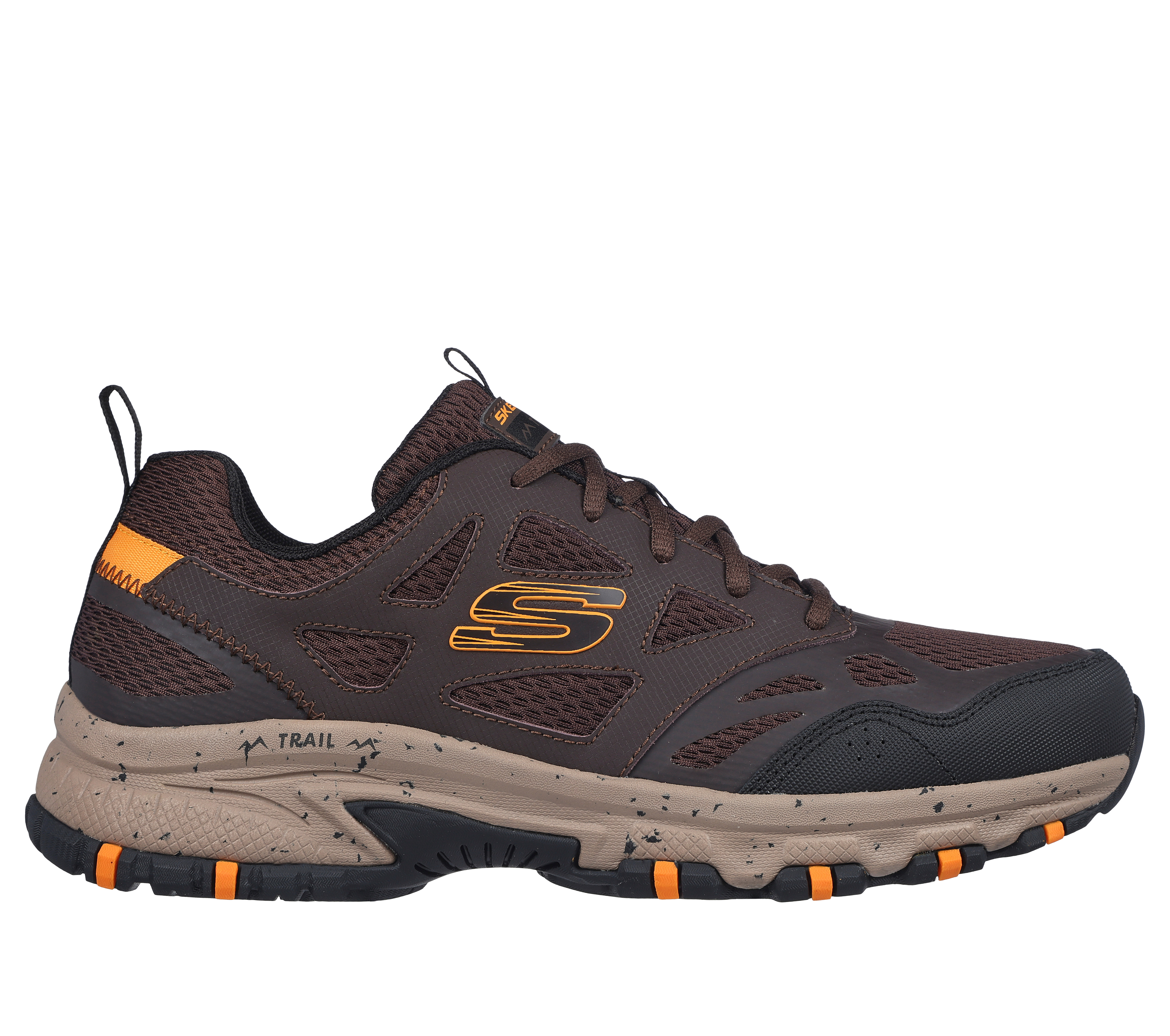 skechers memory foam brown